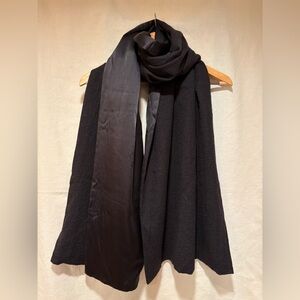 EILEEN FISHER silk satin and wool wrap, NWOT